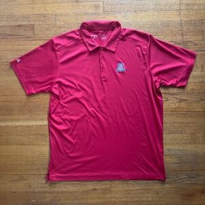 Arizona Wildcats College Sports Polo‎ Shirt Mens XL Short Sleeve